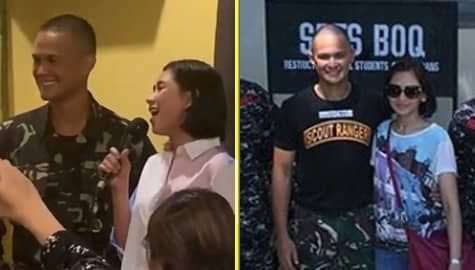 Sarah Geronimo, kinantahan ang mga sundalo kasama si Matteo Guidicelli Image Thumbnail