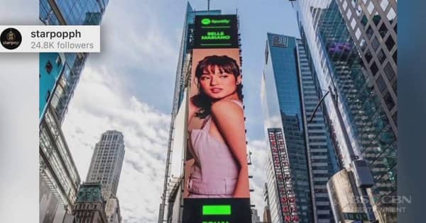 Belle Tampok Sa Billboard Sa Times Square Abs Cbn Entertainment