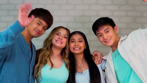 WATCH: "Run To Me" stars play Flip & Shoot Game