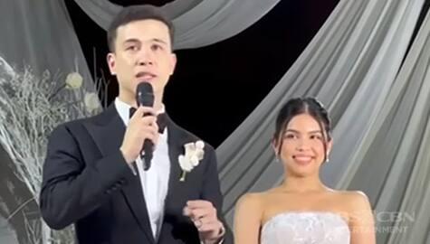 TV Patrol: Arjo Atayde at Maine Mendoza, labis ang saya sa pagdalo ng kanilang mga kaibigan sa kanilang kasal Image Thumbnail