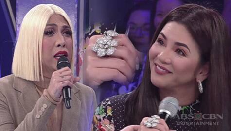 GGV: Vice Ganda, napansin ang suot na singsing ni Regine Image Thumbnail