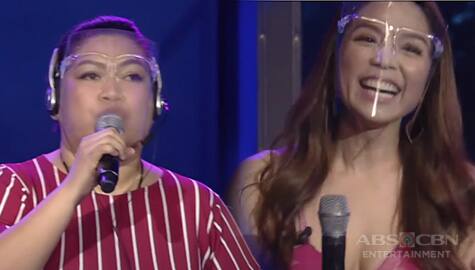 Nina, napatalon nang marinig ang boses ni Aimee Sambajon | I Can See Your Voice Image Thumbnail