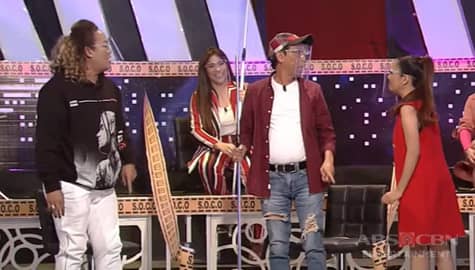 Jona, sinubukan awatin ang nag-aaway na sina Long at Negi | I Can See Your Voice Image Thumbnail