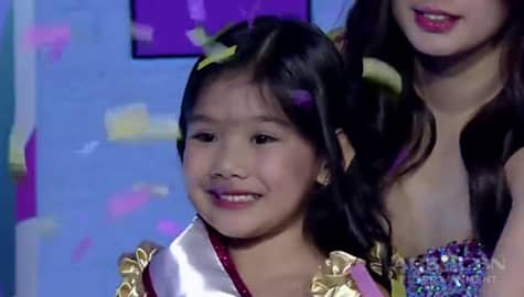 It’s Showtime: Chloe Quinto, itinanghal na Mini Miss U of the day Image Thumbnail
