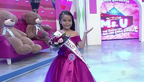 It’s Showtime: Bella Ichallalen, itinanghal na Mini Miss U of the day Image Thumbnail