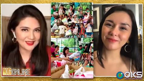 Daniela at Romina, pinasaya ang mga bata sa kanilang art goodies | Kadenang Ginto Online Image Thumbnail