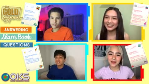 The Gold Squad takes on the Slam Book Questions Challenge | Online Kapamilya Shows Image Thumbnail