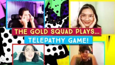 WATCH: Telepathy Game with KyCine and SethDrea | The Gold Squad Image Thumbnail