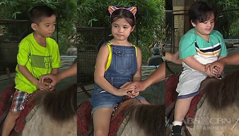 Magandang Buhay: Xia, Carlo at Jordan, masayang sinubukan ang Pony Image Thumbnail