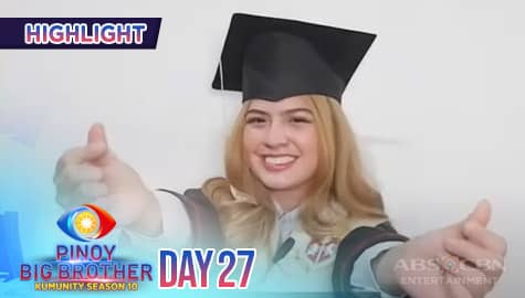 Day 27: Celeb Housemates, tinulungan sa graduation photoshoot si Alexa | PBB Kumunity Image Thumbnail