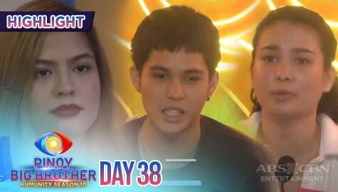 Day 38: Anji, Kyle at Alexa, naglabas ng saloobin sa pagiging nominado | PBB Kumunity Image Thumbnail