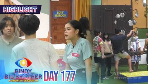 Day 177: Teen Housemates, nagkainitan sa kanilang 5th weekly task | PBB Kumunity Image Thumbnail