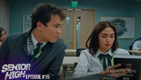 Senior High: Sky, Roxy at Tim, sinimulan ang kanilang project kina Gino, Archie at Poch | Episode 15 Image Thumbnail