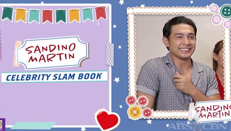 Sandino Martin answers Kapamilya Slam Book Image Thumbnail