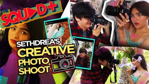 WATCH: Creative + Kilig Photoshoot with Seth and Andrea | The Squad+