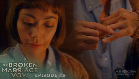 Broken Marriage Vow: Jill, tinanggal na ang wedding ring nila ni David | Episode 45 Image Thumbnail
